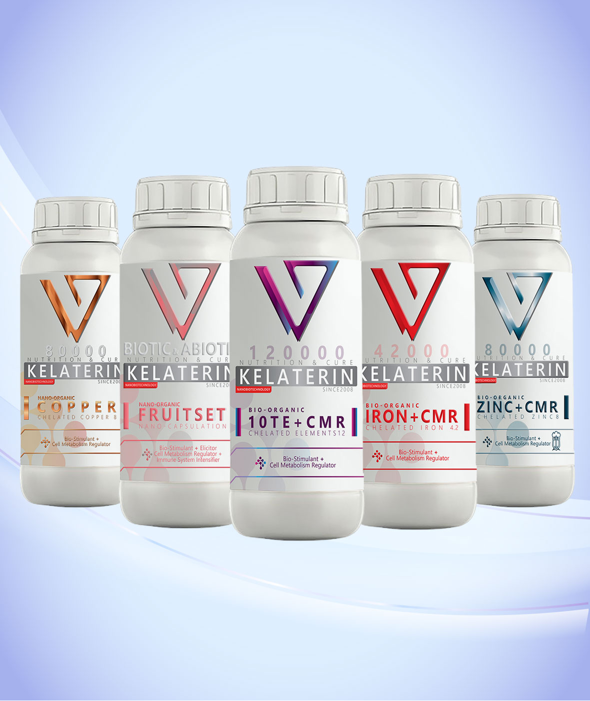 عناصر میکرو کیلیترین - ده‌عنصر - آهن - روی - فروت‌ست - مس